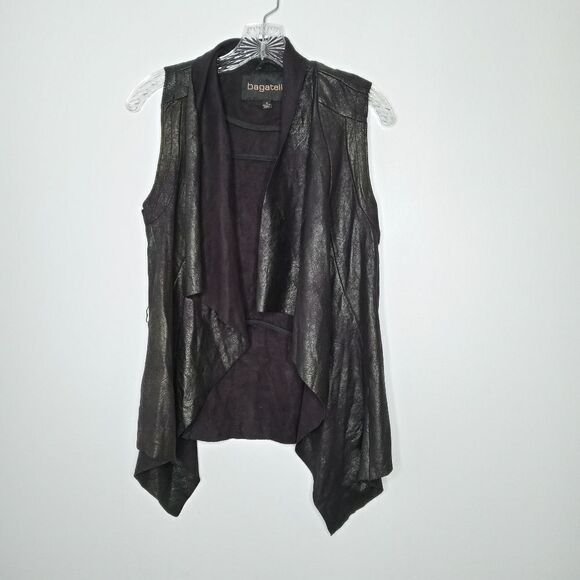 Bagatelle black waterfall vest size small - Picture 1 of 9